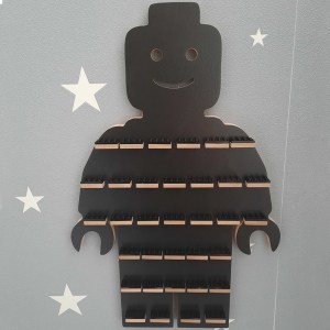 Organizér polička na LEGO figúrky postavičky - séria BLACK