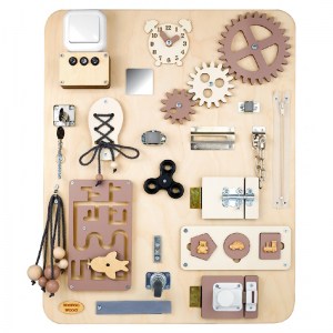Montessori tabuľa (activity board) pre deti - manipulačná doska