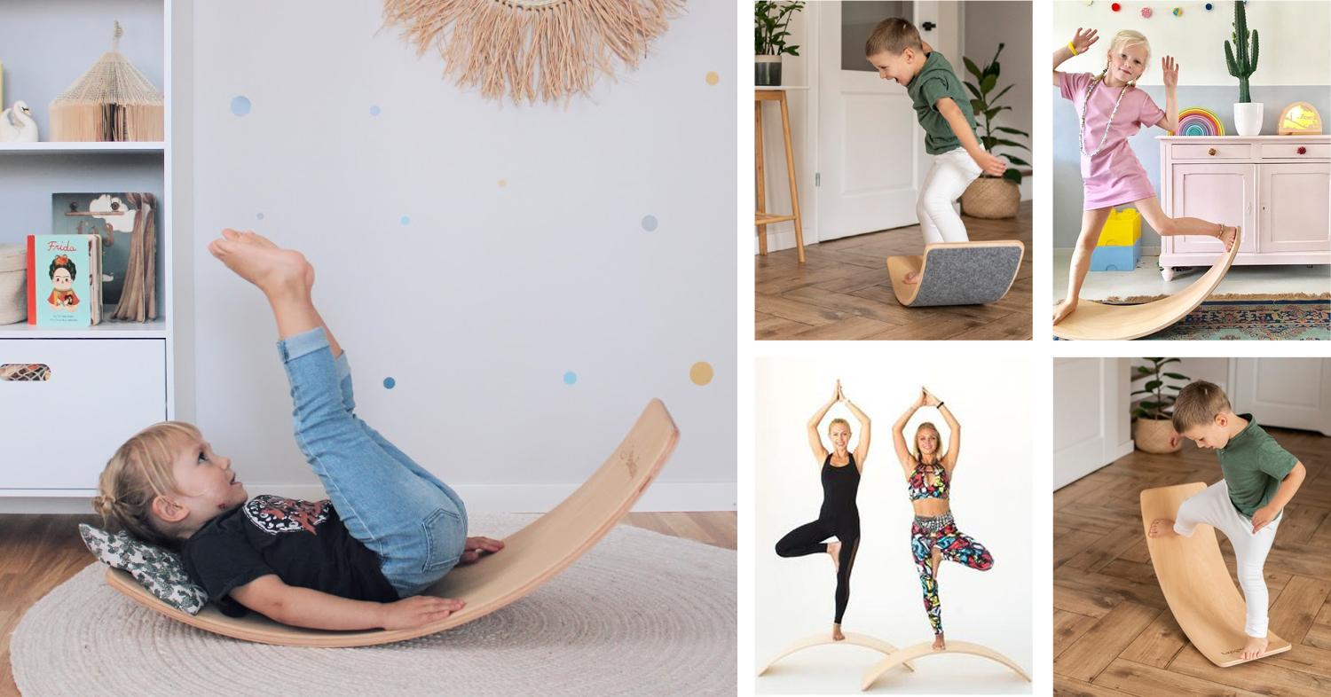 Montessori hojdačka, balance board, balančná doska