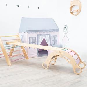 Kvalitná Montessori dúhová hojdačka do detskej izby
