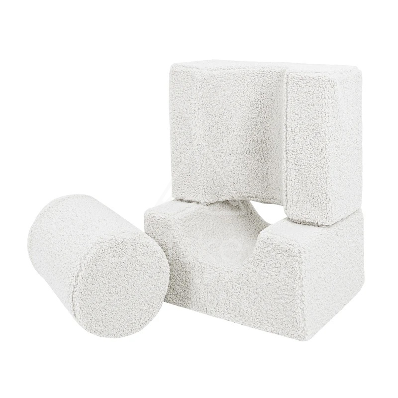 Penová hracia zostava / 3 dielny set - Shape TEDDY Bearly - WHITE
