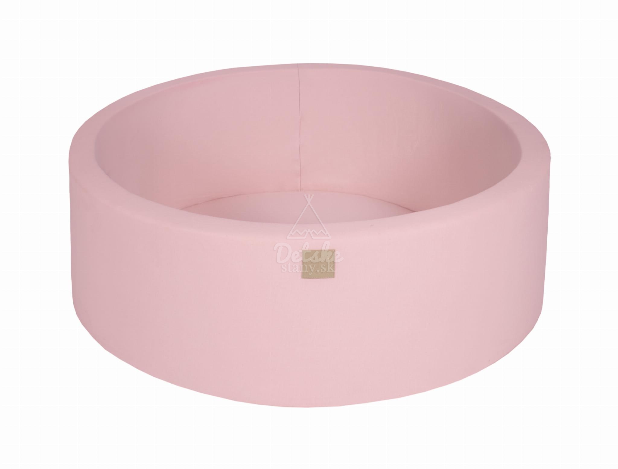 Detský suchý bazén MeowBaby® bez guličiek (90x30cm) - púdrovo ružový
