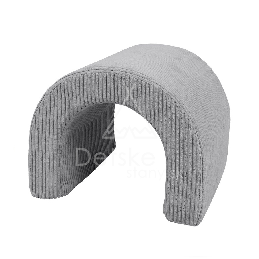 Penová hracia zostava BABY / 5 blokov na cvičenie - Corduroy Estetic GRAY