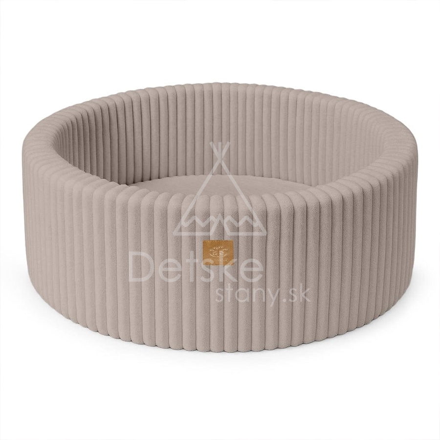 Detský suchý bazén CHURROS hard - Pebble Beige s guličkami 200 ks (90x30cm)
