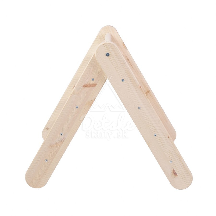 Veľký 4 hranný Montessori Piklerovej triangel (drevený trojuholník) - nature