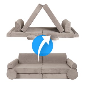 Veľký skladací penový bunker / detské ihrisko / pohovka - SOFA premium