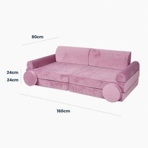 Veľký skladací penový bunker / detské ihrisko / pohovka - SOFA premium