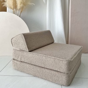 Rozkladacie detské kreslo SHEEP / BOUCLE s opierkou hlavy