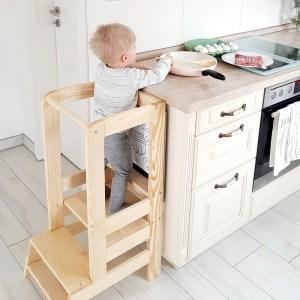 Učiaca veža STANDARD MeowBaby® (Montessori pomocník v kuchyni pre deti) Kitchen Helper