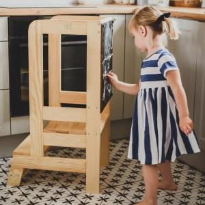Učiaca veža STANDARD MeowBaby® (Montessori pomocník v kuchyni pre deti) Kitchen Helper