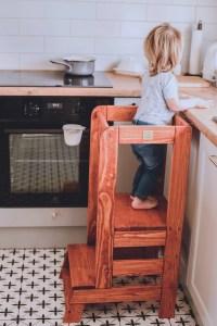 Učiaca veža STANDARD MeowBaby® (Montessori pomocník v kuchyni pre deti) Kitchen Helper