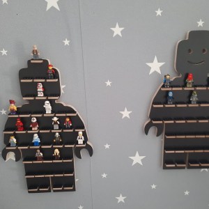 Organizér polička na LEGO figúrky postavičky - séria BLACK