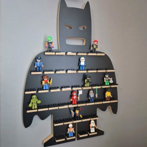 Organizér polička na LEGO figúrky postavičky - séria BLACK