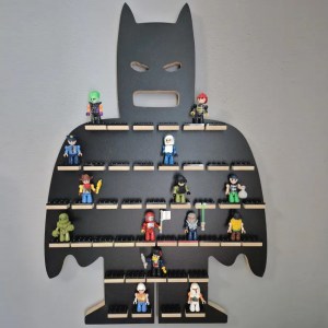 Organizér polička na LEGO figúrky postavičky - séria BLACK