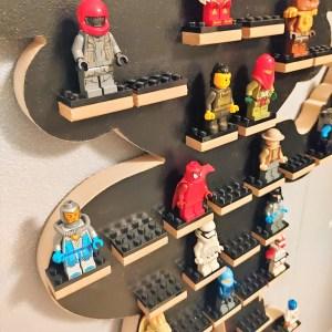 Organizér polička na LEGO figúrky postavičky - séria BLACK