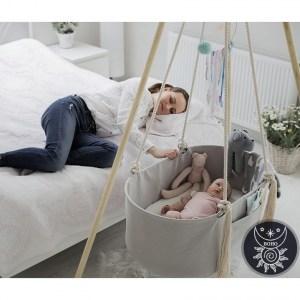 BOHO závesná kolíska na lanách BabyCare