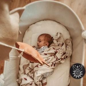 BOHO závesná kolíska na lanách BabyCare