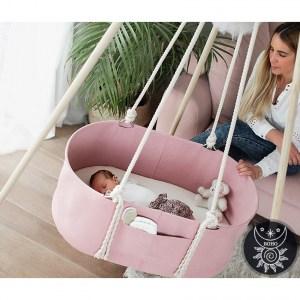 BOHO závesná kolíska na lanách BabyCare