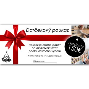 Darčekové poukážky na nákup v eshope