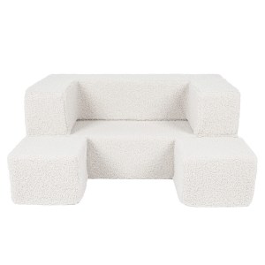 Detská rozkladacia pohovka + 2 taburetky - SOFA