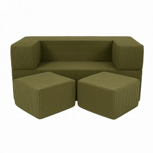 Detská rozkladacia pohovka + 2 taburetky - SOFA