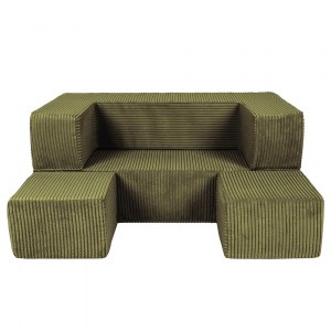Detská rozkladacia pohovka + 2 taburetky - SOFA