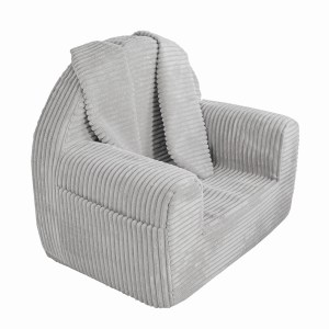 BUNNY - detské kresielko do izby s uškami - menčester / Corduroy