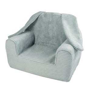 BUNNY - detské kresielko do izby s uškami - menčester / Corduroy