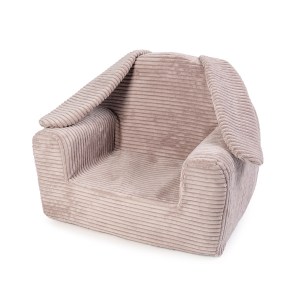 BUNNY - detské kresielko do izby s uškami - menčester / Corduroy