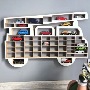 Veľký organizér na malé autíčka / angličáky - model POŽIARNA STRÁŽ XXL