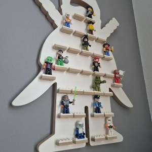 Organizér polička na LEGO figúrky postavičky - polička na LEGO