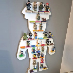 Organizér polička na LEGO figúrky postavičky - polička na LEGO
