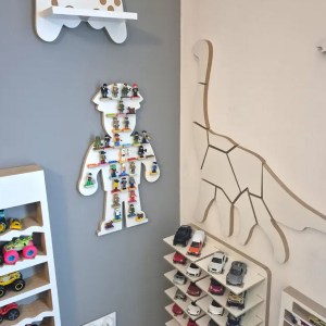 Organizér polička na LEGO figúrky postavičky - polička na LEGO