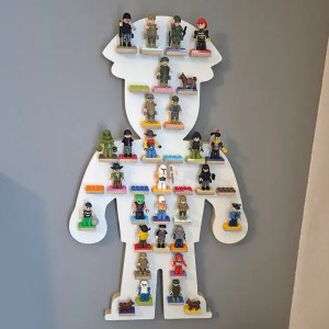 Organizér polička na LEGO figúrky postavičky - polička na LEGO