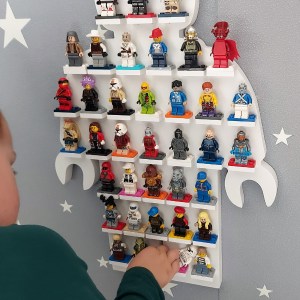 Organizér polička na LEGO figúrky postavičky - model PRESTIGE