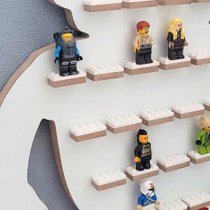 Organizér polička na LEGO figúrky postavičky - polička na LEGO