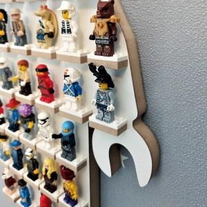 Organizér polička na LEGO figúrky postavičky - model ÚSMEV