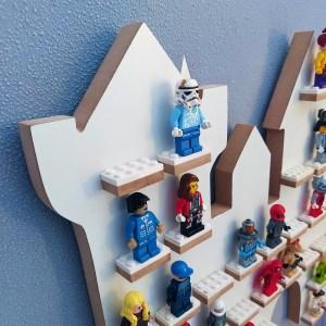 Organizér polička na LEGO figúrky postavičky - model ZÁMOK