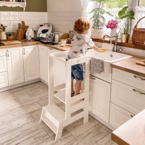 Učiaca veža STANDARD MeowBaby® (Montessori pomocník v kuchyni pre deti) Kitchen Helper