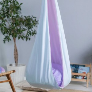 Závesná hojdačka látková do izby - hojdacia kvapka kukla