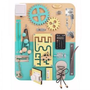 Montessori tabuľa (activity board) pre deti - manipulačná doska
