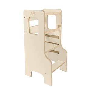 Učiaca veža MDF - wooden MeowBaby® (Montessori pomocník v kuchyni pre deti) Kitchen Helper