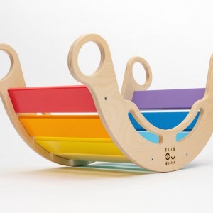 Montessori dúhová hojdačka do detskej izby