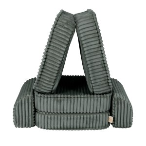 Rozkladacia variabilná pohovka SOFA BASIC Churros hard - pohovka pre deti s hrubým dezénom / lehátko pre deti - 120 cm