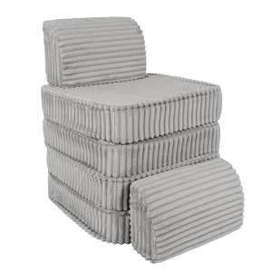 Rozkladacia variabilná pohovka SOFA BASIC Churros hard - pohovka pre deti s hrubým dezénom / lehátko pre deti - 120 cm