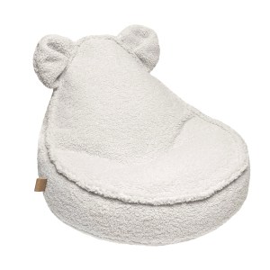 Sedací vak pre deti TEDDY Bearly - WHITE