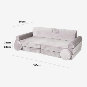 Veľký skladací penový bunker / detské ihrisko / pohovka - SOFA premium