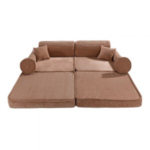 Veľký skladací penový bunker / detské ihrisko / pohovka - SOFA premium