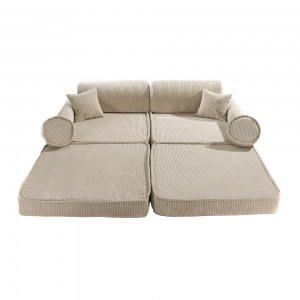 Veľký skladací penový bunker / detské ihrisko / pohovka - SOFA premium