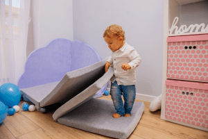 Detská podložka na hranie MeowBaby® 120 x 120 cm štvorec